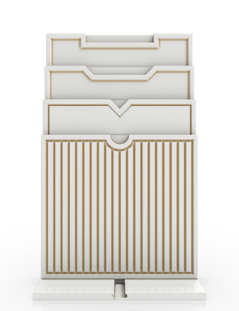 Фрезерованные МДФ фасады,. Интегрированные фрезерованные Ручки -J